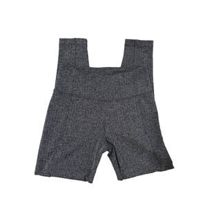Athleta Delancey herringbone‎ tight black white size Small